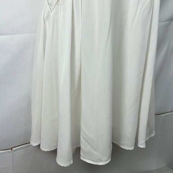 Lulus Easy Honey Ivory Slip Dress EUC size Medium - Picture 8 of 16